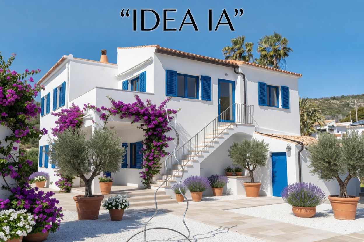 4850 - Villa for sale just a few meters from the historic center of Jávea with sea views.