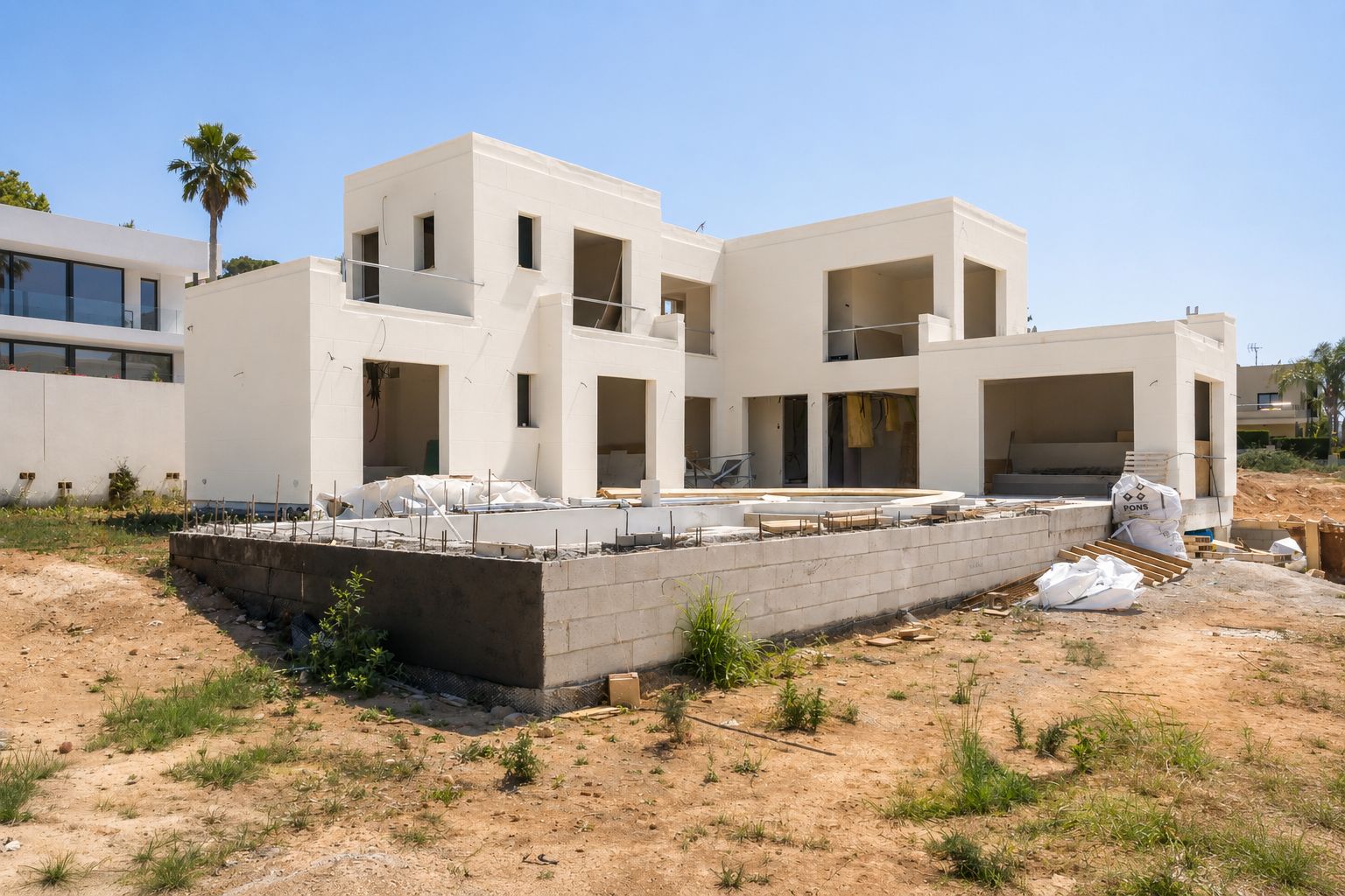 Exklusive schlüsselfertige Neubauvilla mit Panoramablick über Jávea und den Montgó.