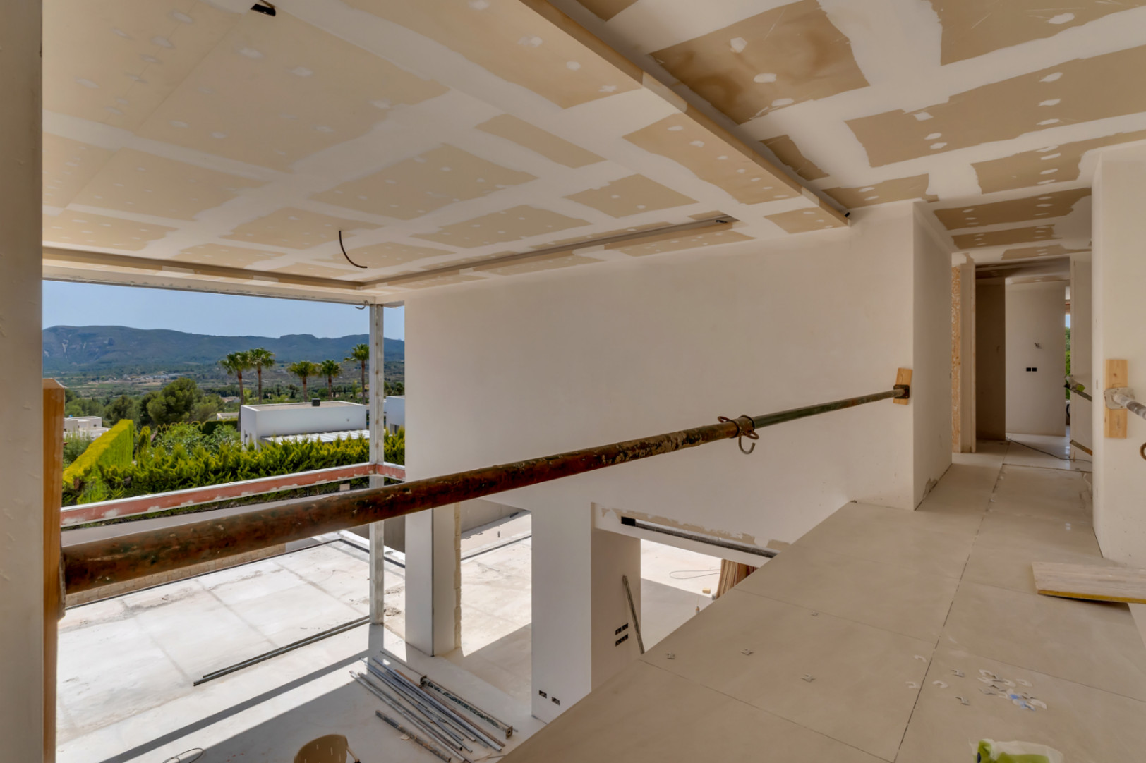 Espectacular y moderna villa en construccion en una demandada zona de Javea.