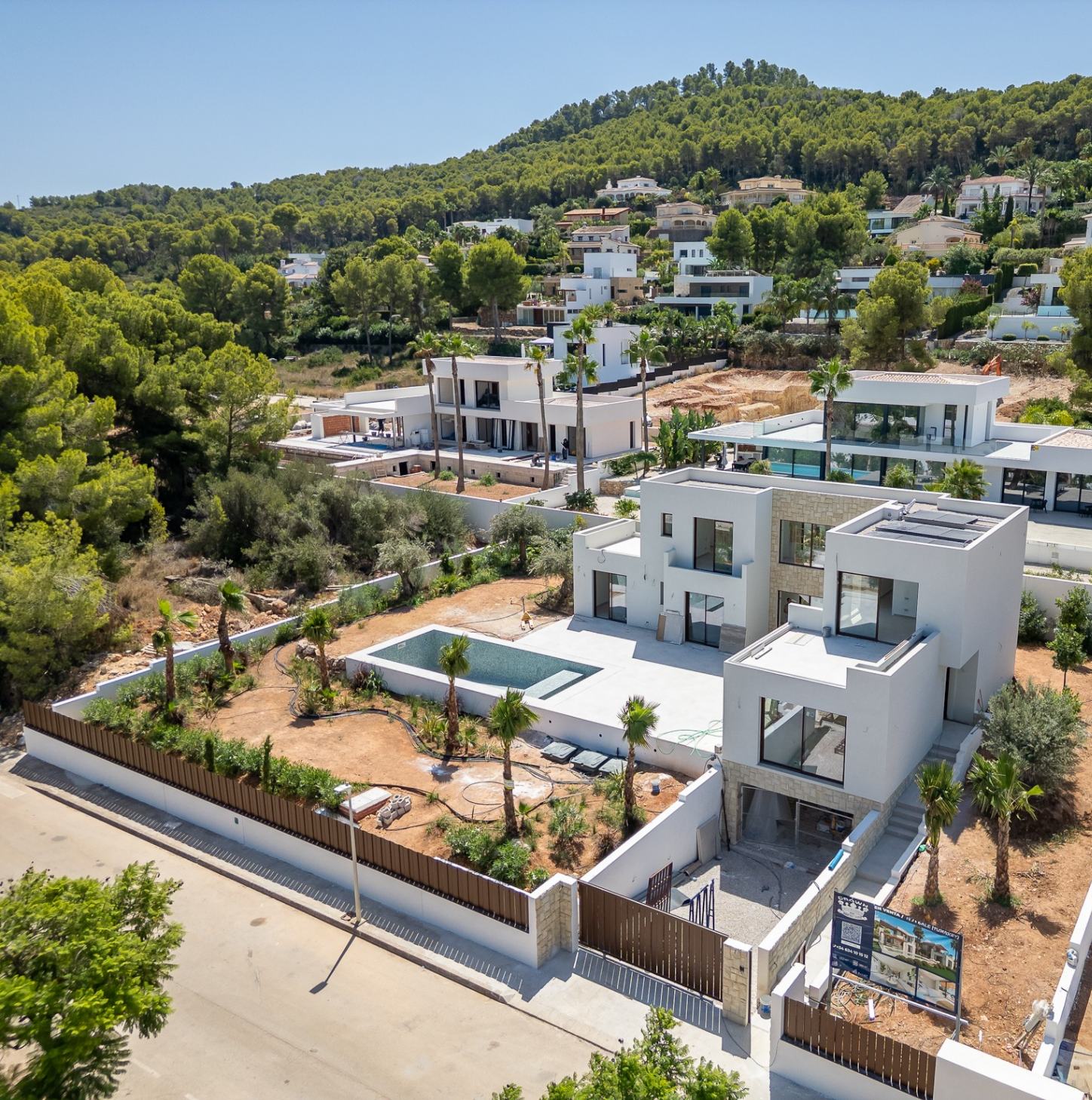 4857 - Exclusive turnkey new build villa with panoramic views over Jávea and the Montgó.