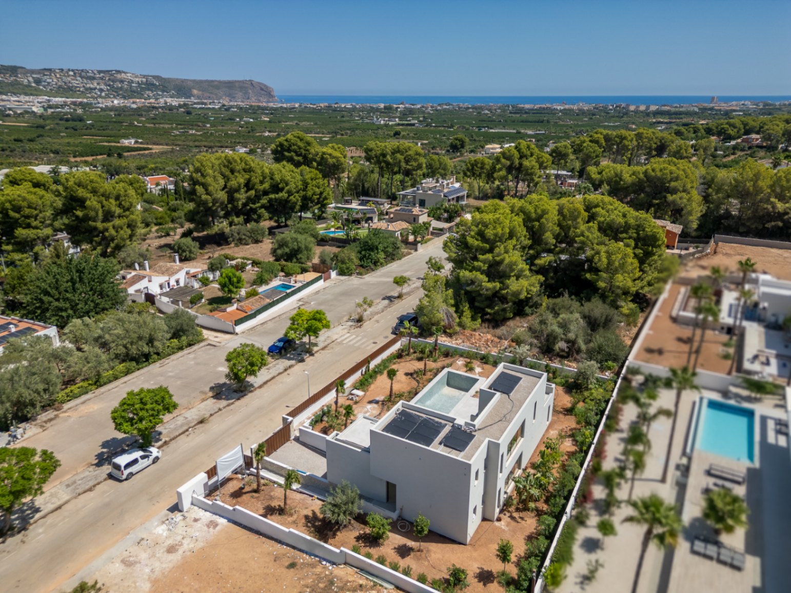 4857 - Exclusive turnkey new build villa with panoramic views over Jávea and the Montgó.