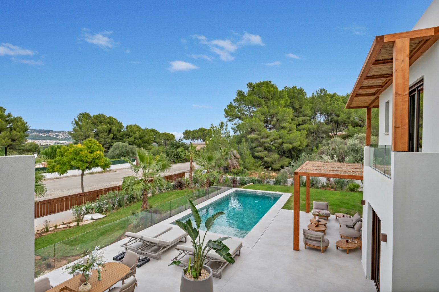 4857 - Villa neuve clés en main exclusive avec vue panoramique sur Jávea et le Montgó