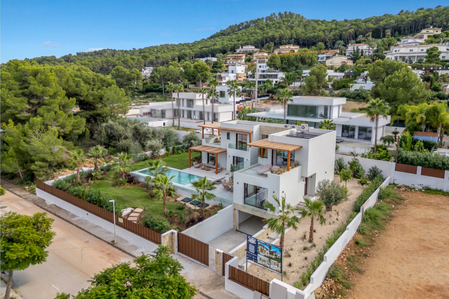 4857 - Villa neuve clés en main exclusive avec vue panoramique sur Jávea et le Montgó