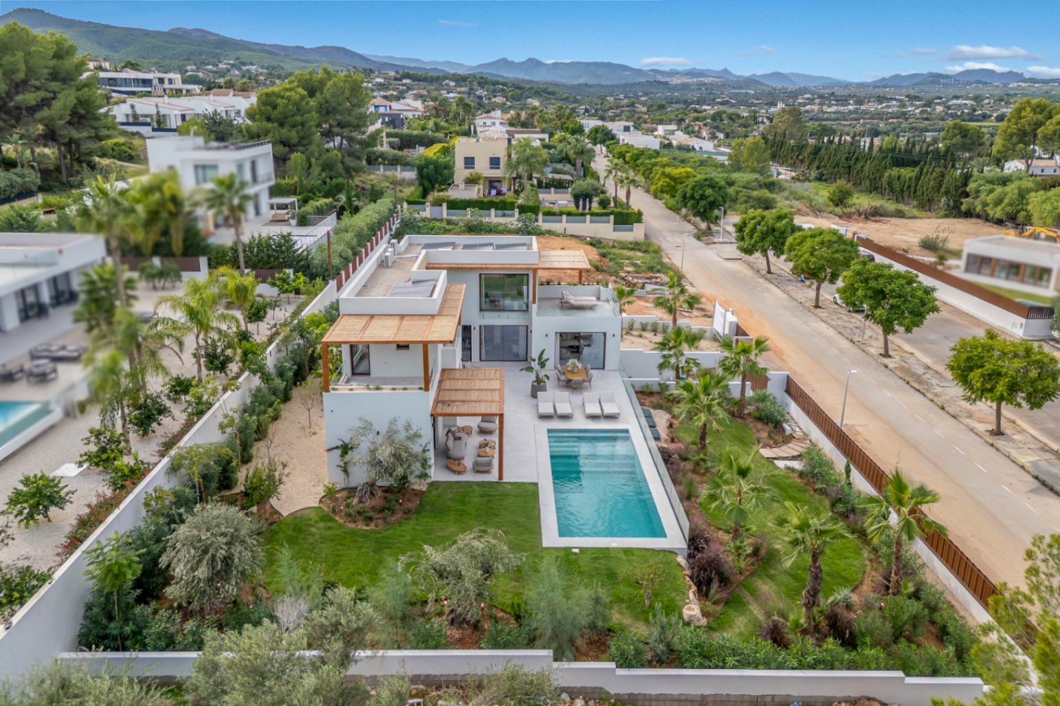 4857 - Villa neuve clés en main exclusive avec vue panoramique sur Jávea et le Montgó