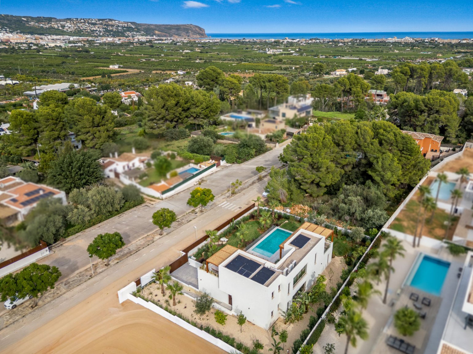 4857 - Villa neuve clés en main exclusive avec vue panoramique sur Jávea et le Montgó